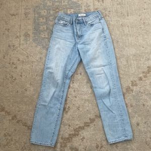 Light denim jeans